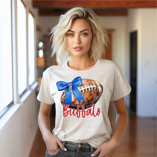 Football Bow - Buffalo