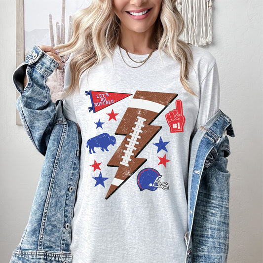 Football Lightning Bolt