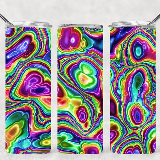 Rainbow Swirl Tumbler