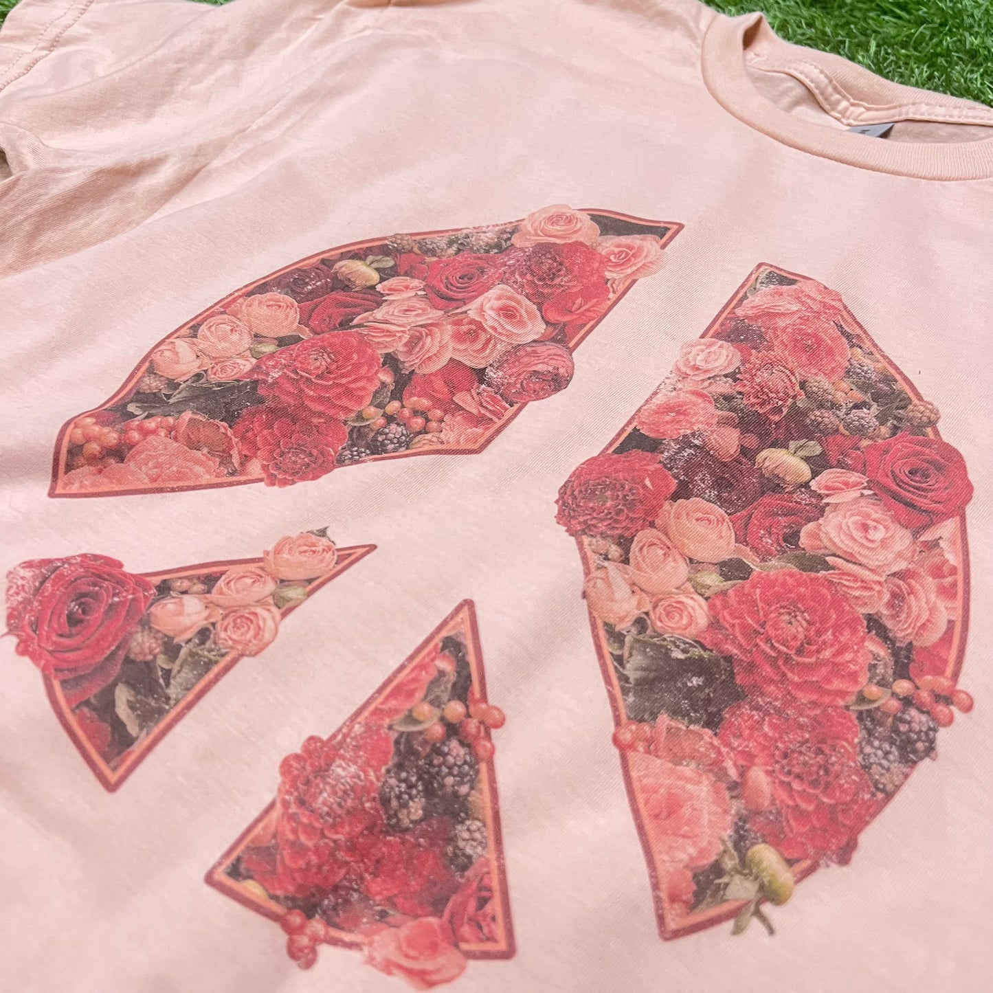 Vintage Flower Peace Sign