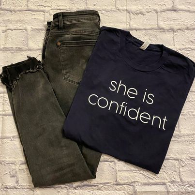 She is Confident